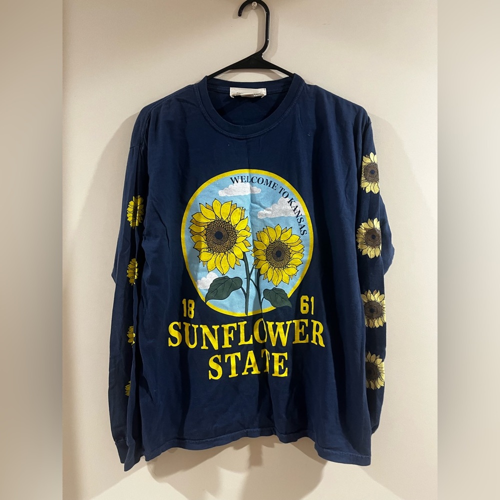 Sunflower State Graphic Long Sleeve Shirt